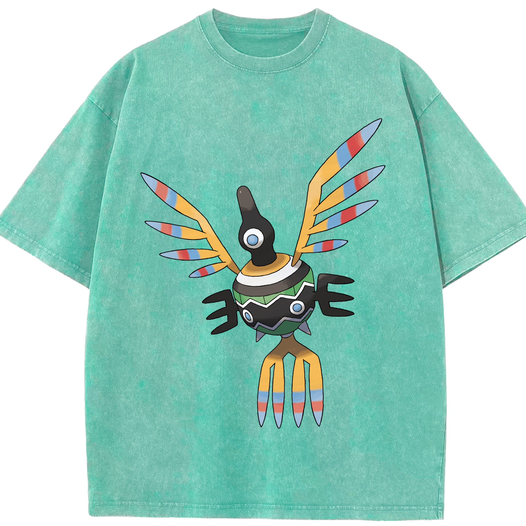 （画像用） ポケットモンスター Pokémon 綿100% ヴィンテージ風 半袖Tシャツ（フロントプリント）